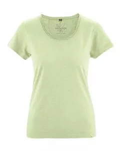 HempAge Hanf T-Shirt Breeze - Farbe matcha aus Hanf und Bio-Baumwolle