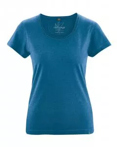 HempAge Hanf T-Shirt Breeze - Farbe sea aus Hanf und Bio-Baumwolle