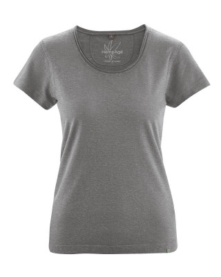 HempAge Hanf T-Shirt Breeze - Farbe taupe aus Hanf und Bio-Baumwolle
