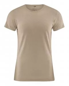 HempAge Hanf T-Shirt - Farbe grit aus Hanf und Bio-Baumwolle