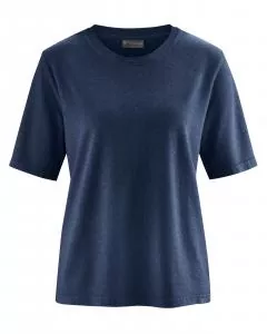 HempAge Hanf T-Shirt - Farbe navy aus Hanf und Bio-Baumwolle