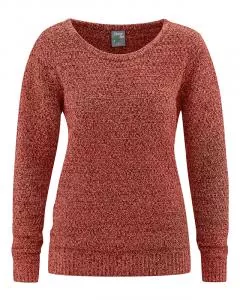 HempAge Hanf Pullover - Farbe rosehip aus Hanf und Bio-Baumwolle