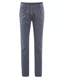 HempAge Hanf Chino Hose - Farbe graphit aus Hanf und Bio-Baumwolle
