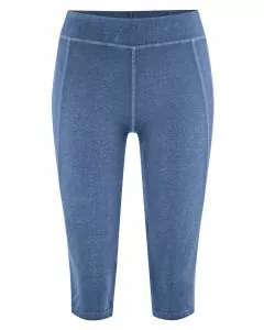 HempAge Hanf Yoga Leggins - Farbe blueberry aus Hanf und Bio-Baumwolle