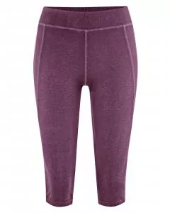 HempAge Hanf Yoga Leggins - Farbe purple aus Hanf und Bio-Baumwolle