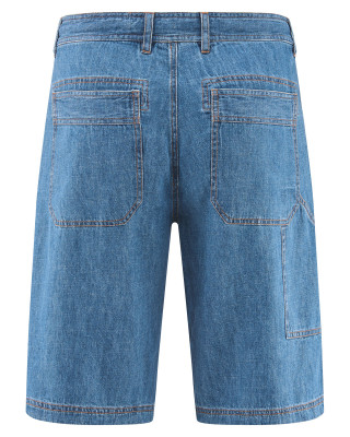 HempAge Hanf Denim Jeans Shorts - Farbe blue aus Hanf und Bio-Baumwolle
