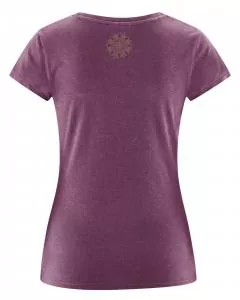 HempAge Hanf Yoga T-Shirt - Farbe purple aus Bio-Baumwolle und Hanf