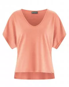 HempAge Hanf T-Shirt - Farbe peach aus Hanf und Bio-Baumwolle