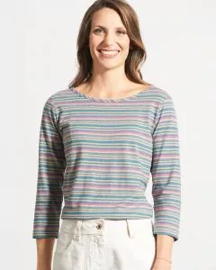 HempAge Hanf Shirt Longsleeve - Farbe wave aus Hanf und Bio-Baumwolle