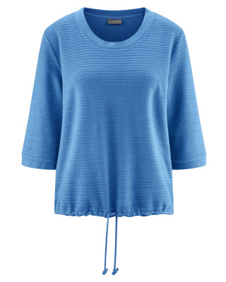 HempAge Hanf T-Shirt - Farbe ocean aus Hanf und Bio-Baumwolle