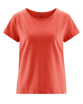 HempAge Hanf T-Shirt - Farbe magna/natur aus Hanf und Bio-Baumwolle