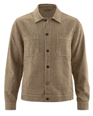 HempAge Hanf Jacke - Farbe shitake aus Hanf und Bio-Baumwolle