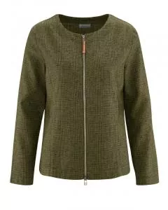 HempAge Hanf Jacke - Farbe peat aus Hanf und Bio-Baumwolle