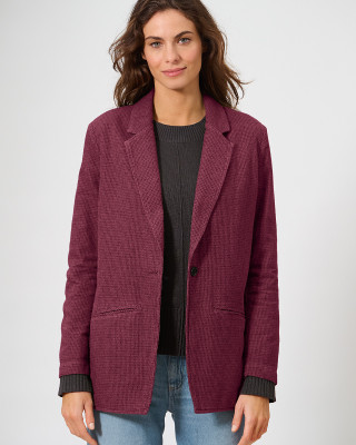 HempAge Hanf Blazer - Farbe wine aus Hanf und Bio-Baumwolle