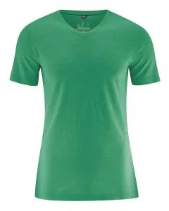HempAge Hanf T-Shirt Vince - Farbe smaragd aus Hanf und Bio-Baumwolle