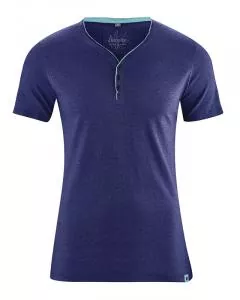 HempAge Hanf T-Shirt Kurt - Farbe night aus Hanf und Bio-Baumwolle