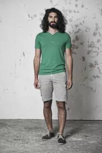 HempAge Hanf T-Shirt Kurt - Farbe smaragd aus Hanf und Bio-Baumwolle