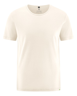 HempAge Hanf T-Shirt - Farbe offwhite aus Hanf und Lyocell