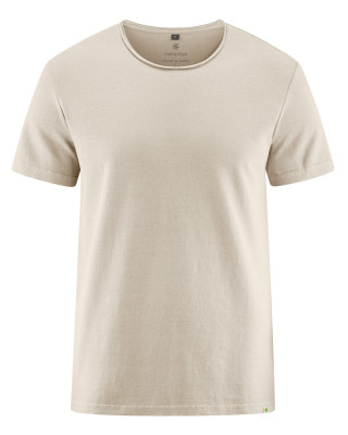 HempAge Hanf T-Shirt - Farbe distel aus Hanf und Bio-Baumwolle