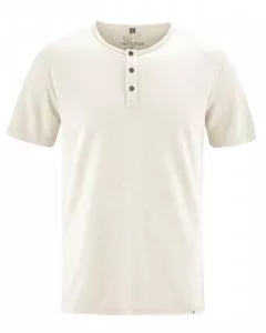 HempAge Hanf Henley - Farbe offwhite aus Hanf und Bio-Baumwolle