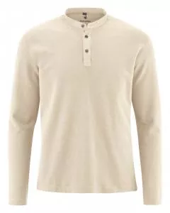 HempAge Hanf Langarm Shirt - Farbe gobi aus Hanf und Bio-Baumwolle
