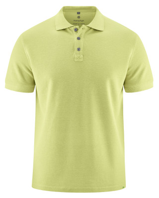 HempAge Hanf Poloshirt - Farbe bamboo aus Hanf und Bio-Baumwolle