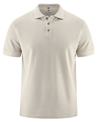 HempAge Hanf Poloshirt - Farbe distel aus Hanf und Bio-Baumwolle
