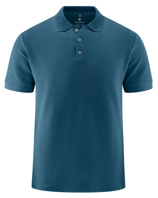 HempAge Hanf Poloshirt - Farbe reef aus Hanf und Bio-Baumwolle