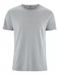 HempAge Hanf T-Shirt - Farbe quartz aus Hanf und Bio-Baumwolle