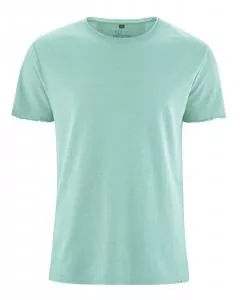 HempAge Hanf T-Shirt - Farbe sage aus Hanf und Bio-Baumwolle