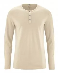 HempAge Hanf Langarm Shirt - Farbe gobi aus Hanf und Bio-Baumwolle