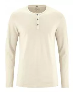 HempAge Hanf Langarm Shirt - Farbe natur aus Hanf und Bio-Baumwolle