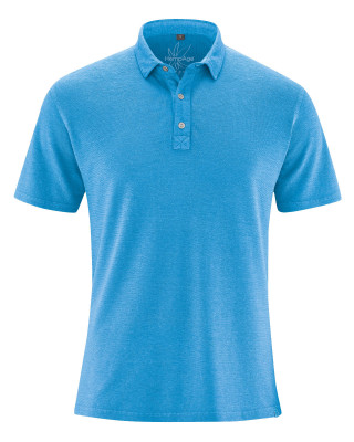 Hanf Herren Polo Shirt topaz XXL