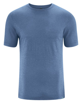 HempAge Hanf Shirt - Farbe blueberry aus Hanf und Bio-Baumwolle