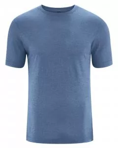 HempAge Hanf T-Shirt - Farbe blueberry aus Hanf und Bio-Baumwolle