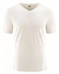 HempAge Hanf T-Shirt - Farbe offwhite aus Hanf und Bio-Baumwolle