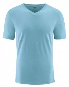 HempAge Hanf T-Shirt - Farbe wave aus Hanf und Bio-Baumwolle