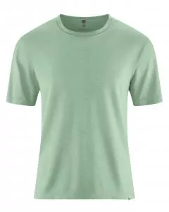 HempAge Hanf T-Shirt - Farbe menta aus Hanf und Bio-Baumwolle