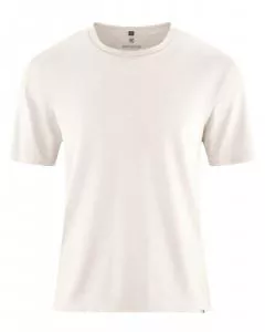 HempAge Hanf T-Shirt - Farbe offwhite aus Hanf und Bio-Baumwolle