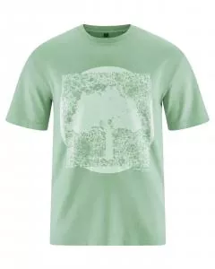 HempAge Hanf T-Shirt - Farbe menta aus Hanf und Bio-Baumwolle