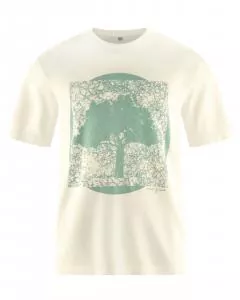 HempAge Hanf T-Shirt - Farbe natur aus Hanf und Bio-Baumwolle