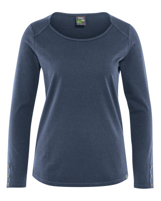 HempAge Hanf Shirt - Farbe wintersky aus Hanf und Bio-Baumwolle