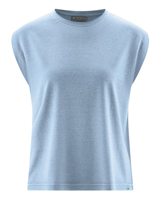 HempAge Hanf Top - Farbe smoke aus Hanf und Bio-Baumwolle