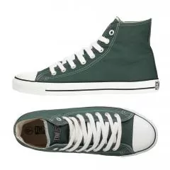 Ethletic Sneaker vegan HiCut Classic reseda green / white