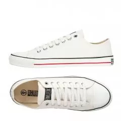 Ethletic Sneaker vegan LoCut Classic - Farbe just white / white aus Bio-Baumwolle