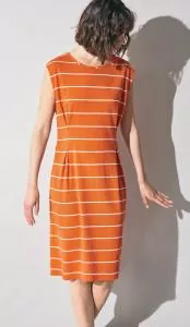 HempAge Hanf Kleid - Farbe nectarine aus Hanf und Bio-Baumwolle