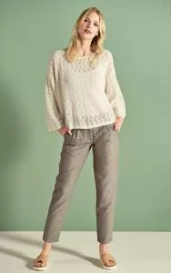 HempAge Hanf Chino Hose - Farbe grit aus Hanf und Bio-Baumwolle