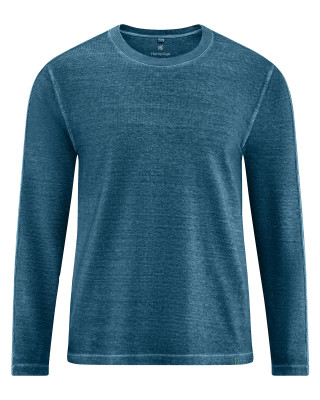 HempAge Hanf Langarmshirt - Farbe reef aus Hanf und Bio-Baumwolle