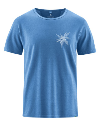 HempAge Hanf T-Shirt - Farbe ocean aus Hanf und Bio-Baumwolle