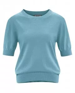 HempAge Hanf Pullover - Farbe wave aus Hanf und Bio-Baumwolle